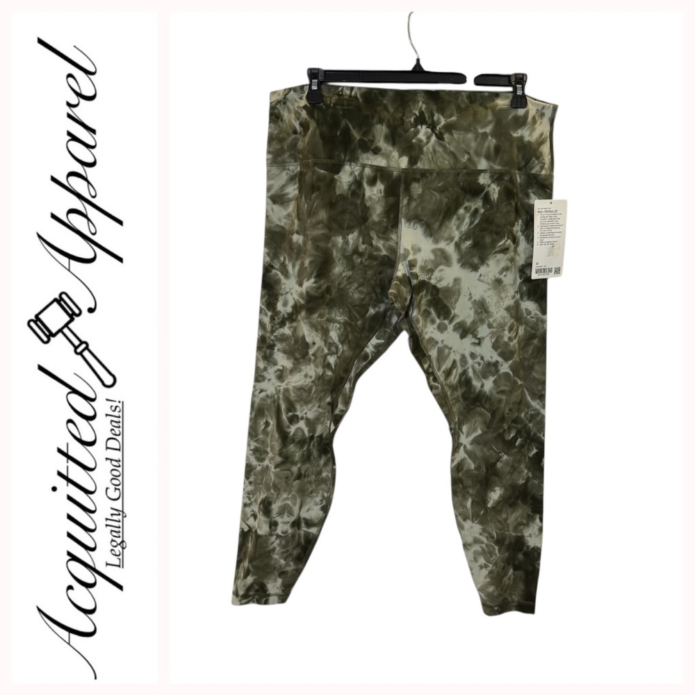 Lululemon Athletica Green Tie-Dye Joggers Workout Pants